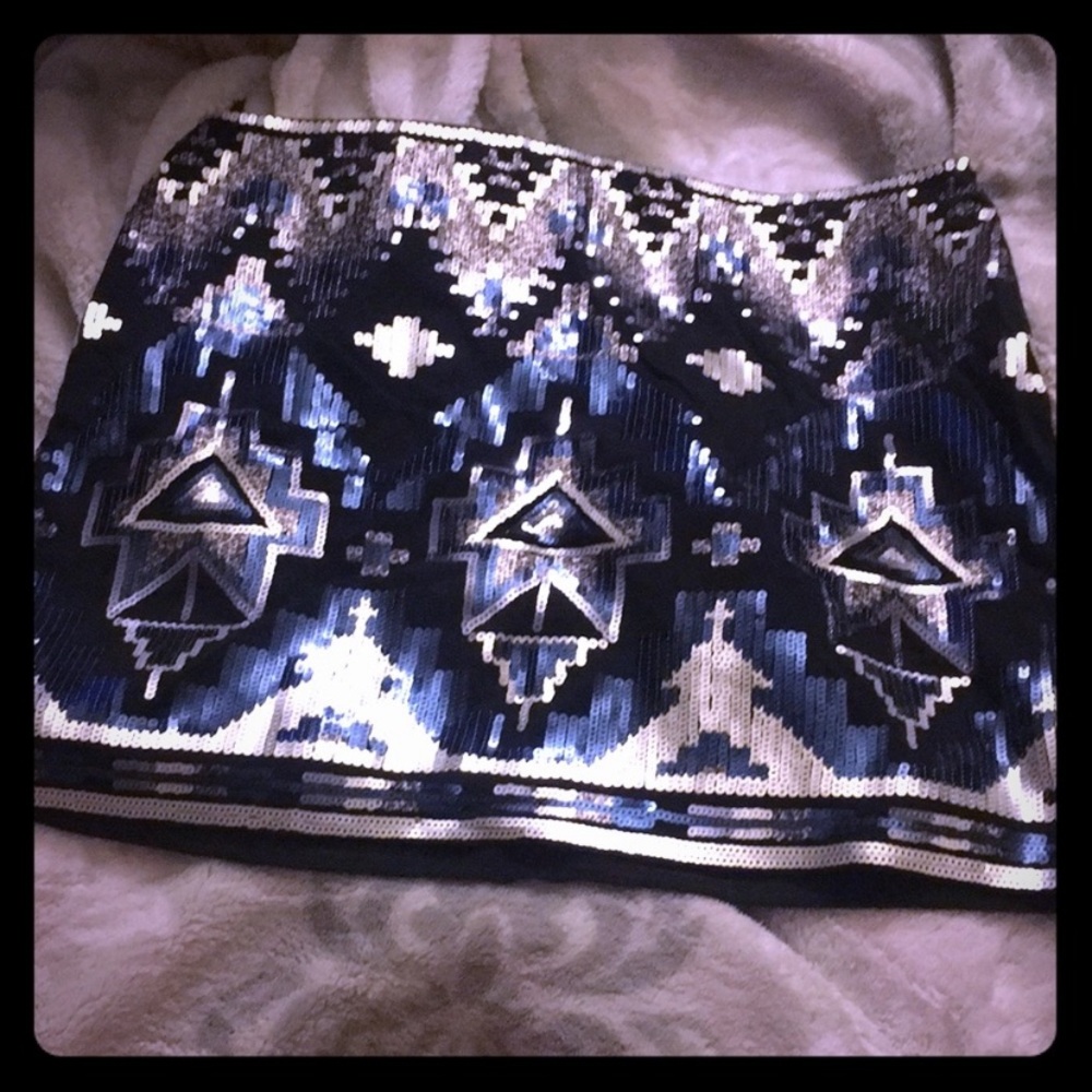 💕Express Sequin Skirt SMALL